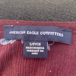 American Eagle  y2k burgundy floral top with ruffled bell sleeves / S/M / EUC Photo 8