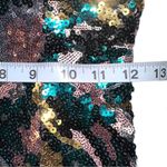Dress the Population NWOT  Amiya Sequin Halter Sleeveless Midi Dress XS Photo 4