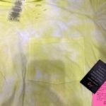 Betsey Johnson Betsey Johnson Yellow Tie-Dye Crop Top Photo 4