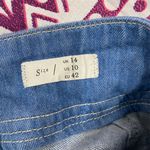 Anthropologie  Pilcro Ella Tailored Denim Shorts size 10 Photo 4