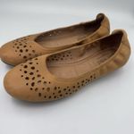 Josef Seibel Pippa Ballet Flat Womens Shoes Leather Die Cut Tan Brown 40 8.5‎ Photo 1