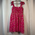 Ciebon Hot Pink and Gold Metallic Star Mini Dress Size Small Photo 8
