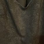 Lavender Brown Black Faux Suede Snakeskin Strappy Tank Top Photo 2