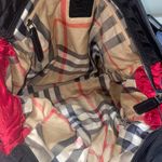 Burberry . Red Nylon Tote Bag Photo 12