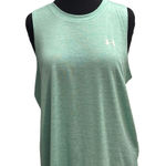 Under Armour  Teal Heathered Loose Fit Tank Top Size L Photo 0