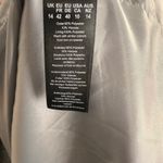 Nasty Gal Oversized Gray Faux Wool Classic Trench Coat Double Breasted Sz 10 Photo 15