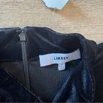 Likely NWT  Black Velvet Turtleneck Keyhole A-Line Long Sleeve Dress Size 12 Photo 1