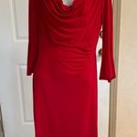 Connected Apparel 18 Connected Red 3/4 SL Dress Photo 0