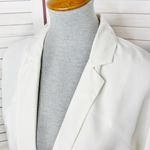 Chico's  Lightweight Open Front Blazer Jacket Ivory Small Photo 4
