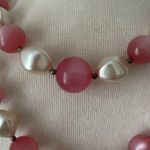 Vintage Faux Pearl and Lavender Bead Choker Purple Photo 1