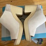 Toms Women's Florence Sandal, Honey Beige, Peep Toe Platform, Suede, Slip On NEW Photo 4