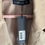 LIONESS Welcome to the Jungle Boxy Blazer Tan NWT Oversized Photo 3