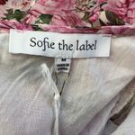 Sofie the Label Women's Polina Floral Organza Mini Dress Puff‎ Sleeve Poplin M Pink Size M Photo 2