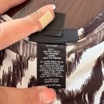 Enfocus Studio  Brown and White Midi Dress Photo 4