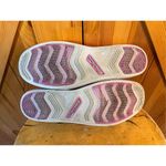 Eddie Bauer  Womens 9 CAST Canvas Pink Stripe Slip On Flat Loafer Shoe Photo 7