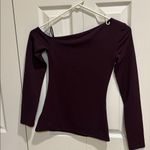 Aritzia  Long Sleeve Top in Dark Purple Photo 1