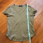 Ralph Lauren  Olive Short Sleeve V-Neck Tee Photo 5