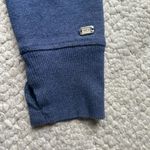 Tommy Hilfiger Sport logo blue cropped sweatshirt with thumb holes women size sm Photo 3