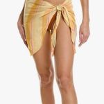 l*space NWT L* Salinas Sarong /Skirt /Cover Up in Orange Cozumel Stripe - One Size Photo 0
