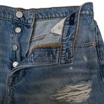 Gap  3" High Rise Button Fly Cut Off Denim Short Womens 27 Photo 6