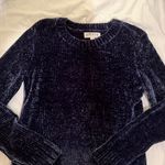 Orvis Velvet Blue Knit Sweater Photo 2