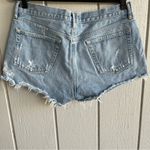 AGOLDE Parker Vintage Cut Off Denim Shorts Button Fly Light Wash Size 31 Photo 6