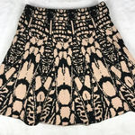 Wow Couture  Tan/Black "Sweater Knit' A-Line Skirt NWOT Size SMALL Photo 7