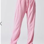 DONNI. NWOT Pink Sweater Henley Sweatpants Rose Size XS Photo 2