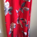 Blashe Small red dress with flower print Photo 2