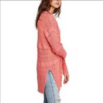 Free People NWT Hot Tropics V-Neck Sweater Pink S Photo 2