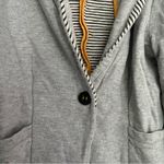 Anthropologie Cartonnier Light Gray Comfy Blazer Jacket Size 4 Fall Cozy Photo 8