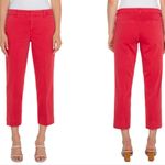 Liverpool  Los Angeles Kelsey Trouser Side Slit Dress Pant Berry Blossom Pink NWT Photo 5