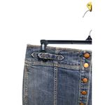 Gap Y2K Button Front Denim Skirt Blue Size 12 Festival Dummer Boho Vintage Cute Photo 5