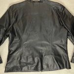 Christopher & Banks  | Black Zip-Up Faux Leather Jacket | PXL Photo 6