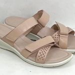 Ecco Felicia Slide Wedge Leather Sandals Photo 0
