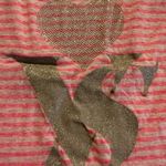 Victoria's Secret RARE  PINK Angel Runway Wing Back striped tank top medium Bling Photo 1