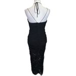 ZARA  Black Limited Edition Draped Tulle Night Out Midi Dress BodyCon 7721/424 M Photo 5