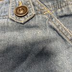 Vintage Y2K Khakis & Co ‎ Size 10 Wide Leg Blue Denim Shorts Bermuda Photo 9