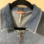 Free People CRVY Lennox Denim Shortsuit Size 8 Photo 5