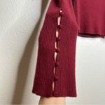 Reformation Emanuele Cashmere Novelty Button Sweater red extra small Photo 5