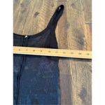 Free People tank top size xs acid wash body con long lined tie front Photo 6