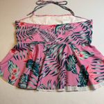 Adore Me Adore‎ Me Plus Size Swim Too Pink Floral Palm Leaves Design Size 2X Photo 4