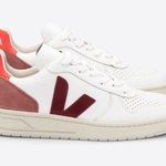 VEJA V10 White Marsala Dried Petal Orange Fluo Women’s 5 Photo 0