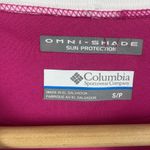 Columbia Pink & White Rash Guard Long Sleeve PFG Tee T Shirt Top S Photo 3