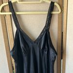 Vintage Unmentionables Black Nylon slip 42 Photo 2