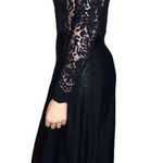 Vince Camuto  Black Lace Sheer Dress PS Photo 3