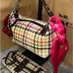 Coach RARE Y2K Vintage wool tweed mini baguette Photo 14