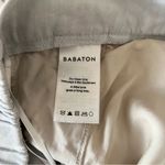 Babaton Aritzia Linen Blend Cropped Pants Light Grey Size 2 Photo 7