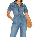 Good American  Fit For Success Denim Jumpsuit size 3 (Large) Photo 5