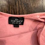 Topshop Pink Ribbed Bodysuit Photo 3